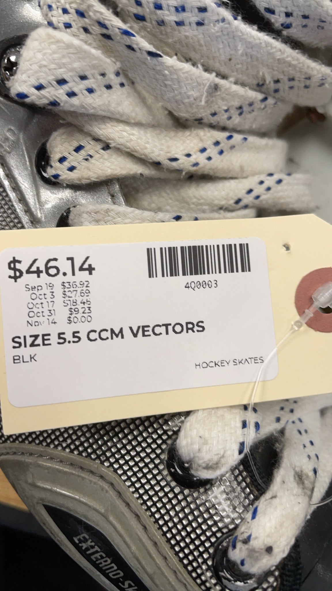 CCM Vector 3.0 Size 5.5 Hockey Skates
