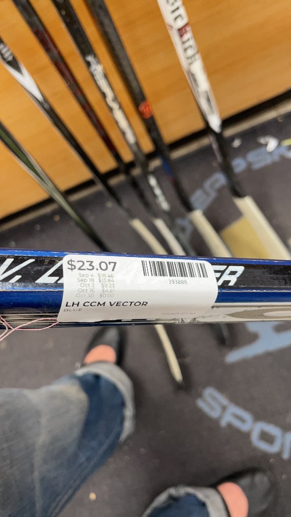 CCM Vector LH Hockey Stick - Blue