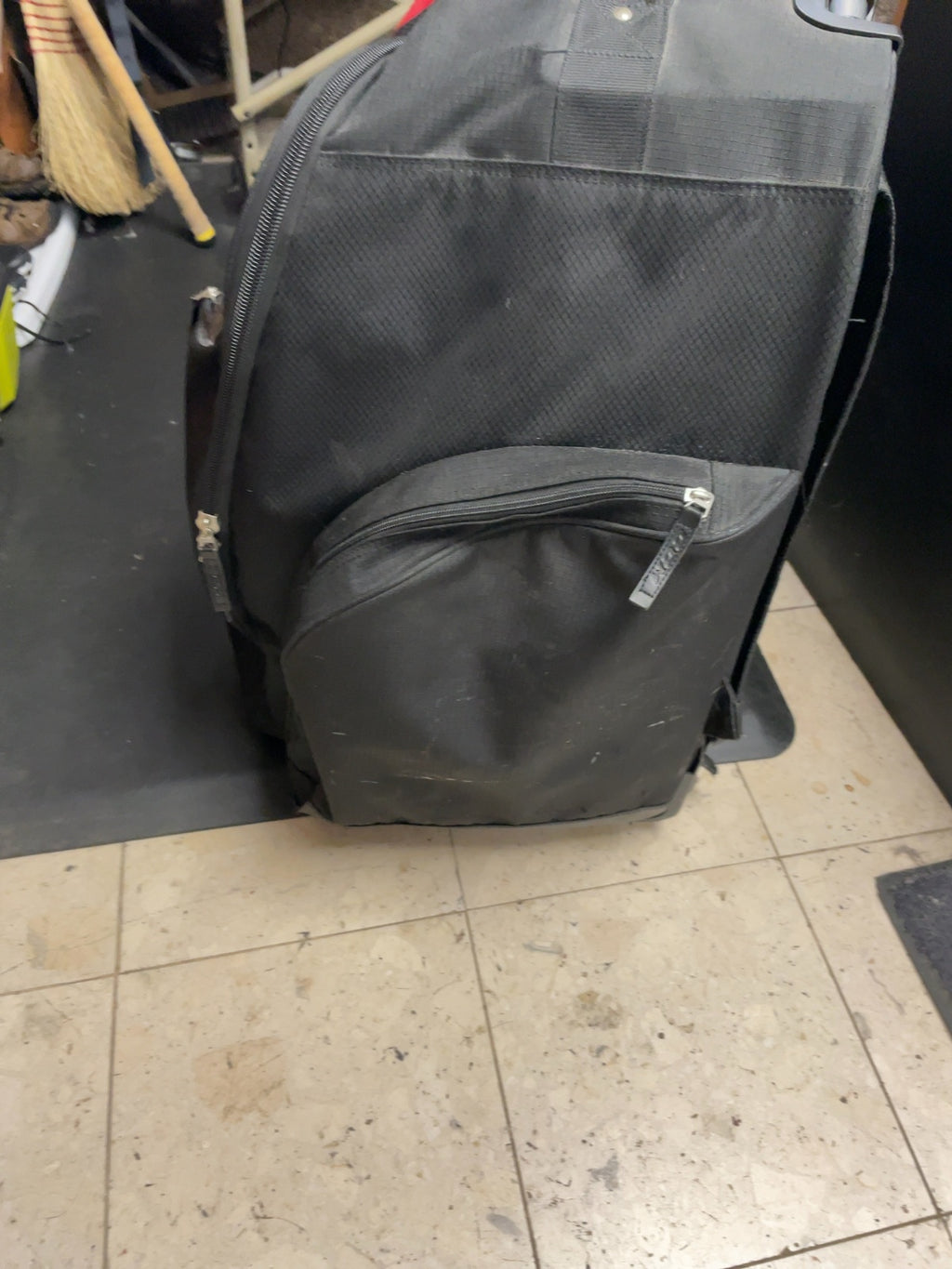 CCM Wheeled Hockey Bag Black