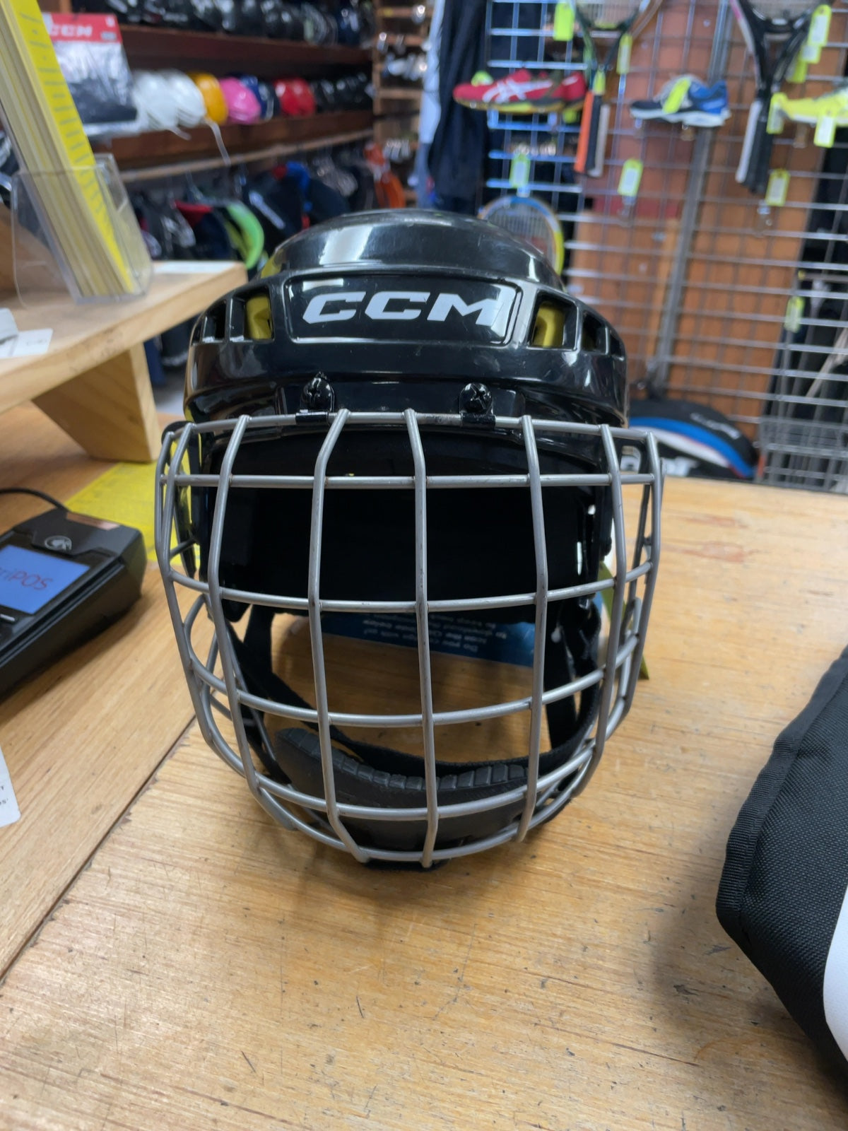 CCM XT10 Size XS Black Skating Helmet with Bauer Cage