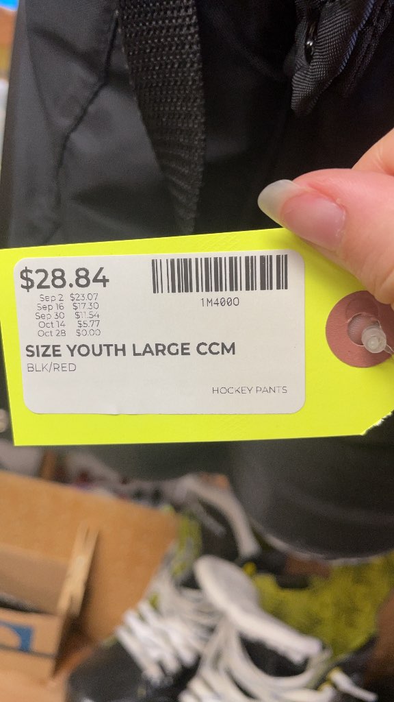 CCM Youth Large Hockey Pants