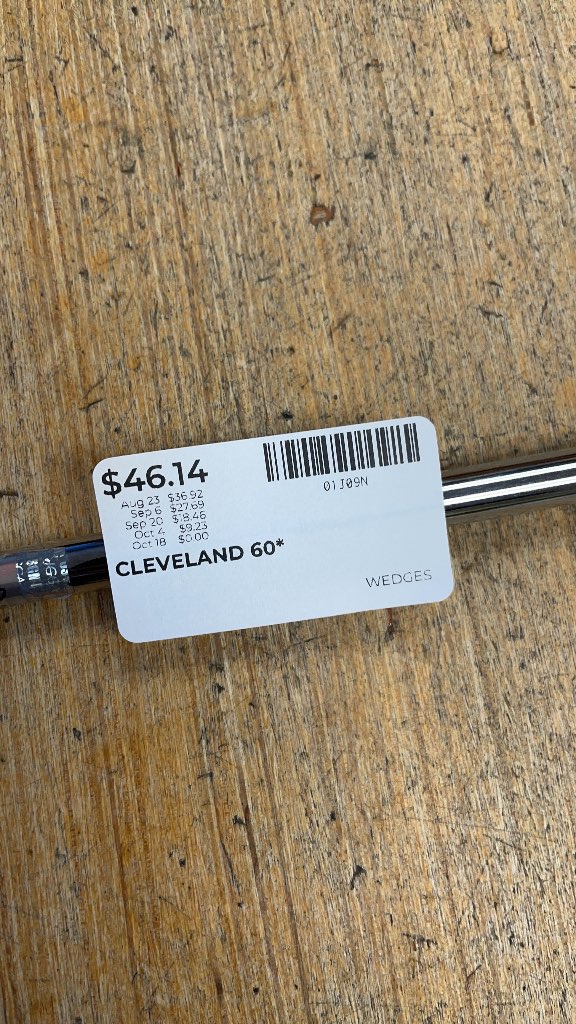 Cleveland 588 Tour Action 60 Degree Wedge
