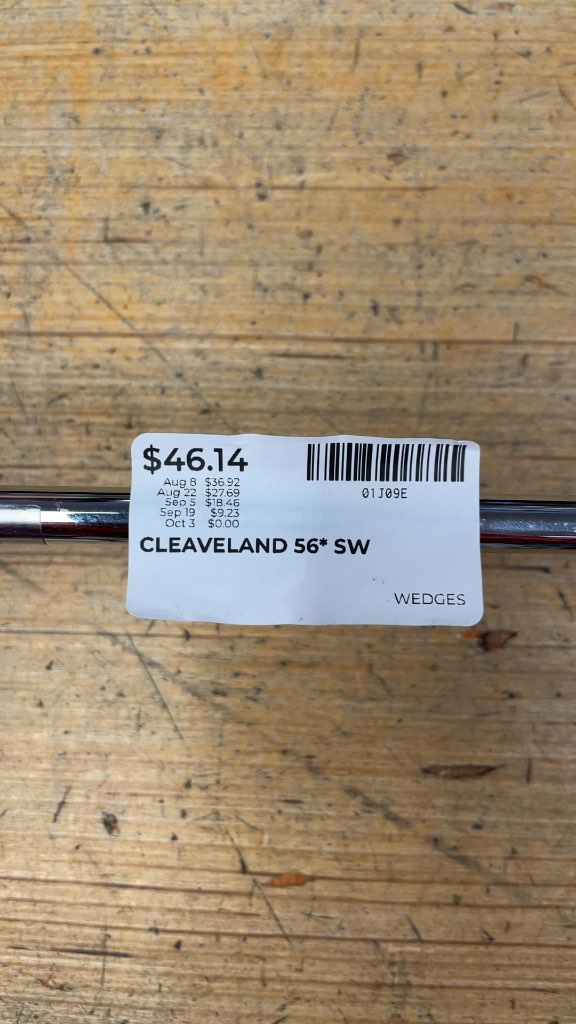 Cleveland Tour Action REG.588 56° Sand Wedge