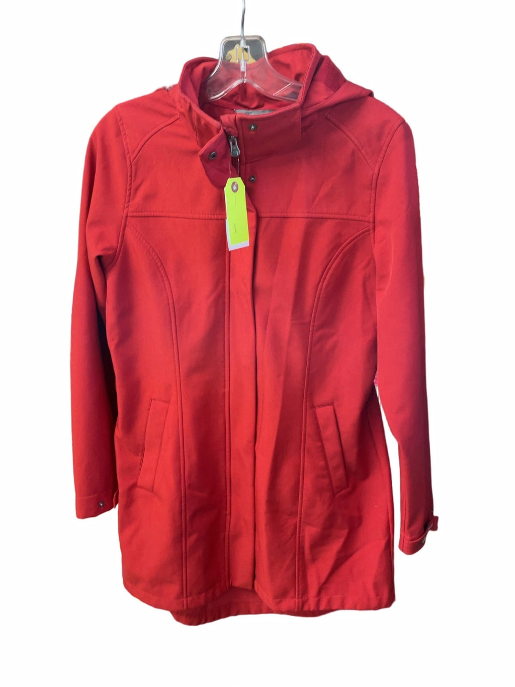 Cloudveil Hooded Softshell Rain Jacket Size Medium Red