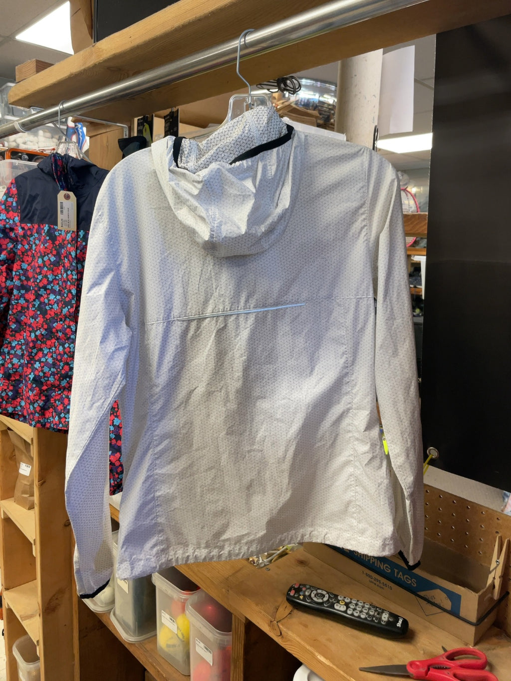 Columbia Jacket Shell Medium White Patterned