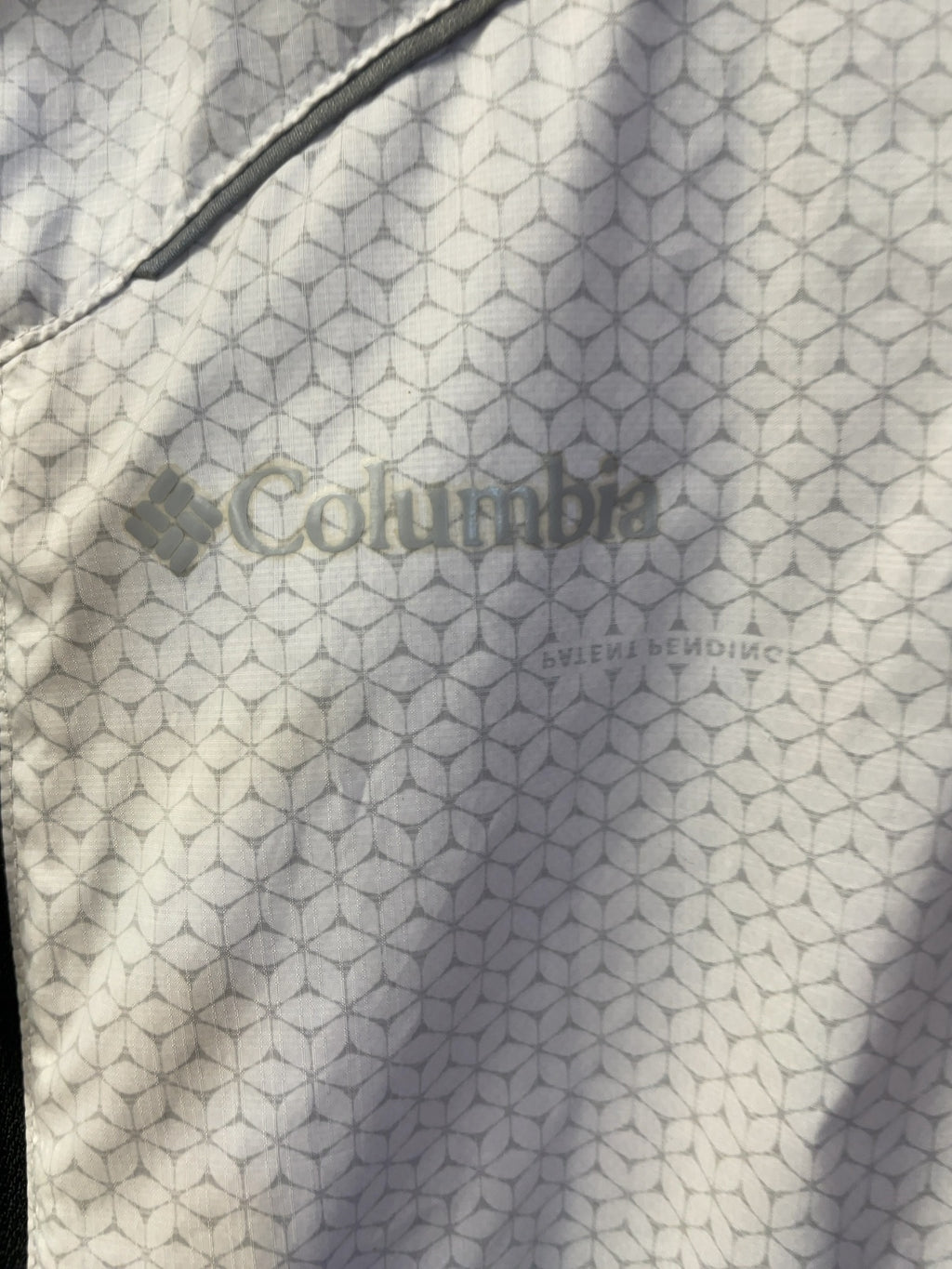 Columbia Jacket Shell Medium White Patterned