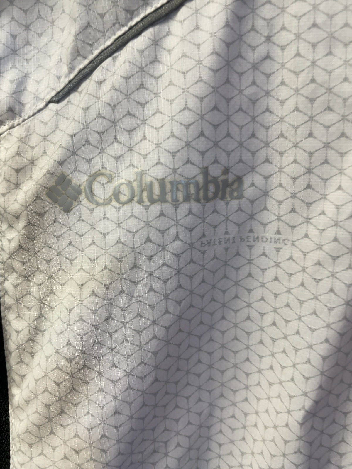 Columbia Jacket Shell Medium White Patterned