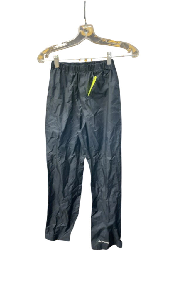 Columbia Junior Medium 10/12 Black Rain Pants