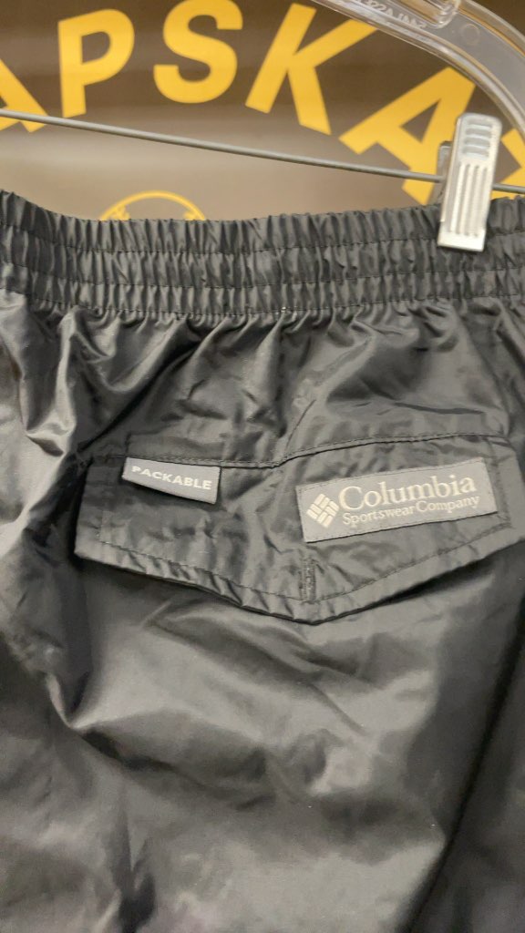 Columbia Packable Rain Pants - Large - Black