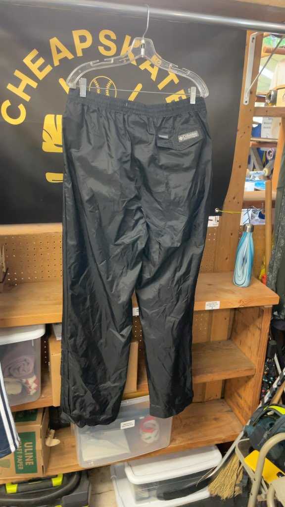Columbia Packable Rain Pants - Large - Black