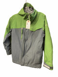 Columbia Rain Jacket Size 10/12 Two-Tone Green/Grey