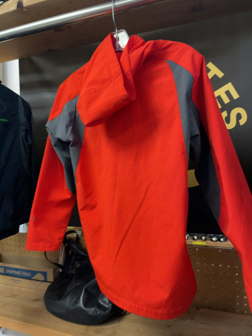 Columbia Rain Jacket Size JR 10-12 Red