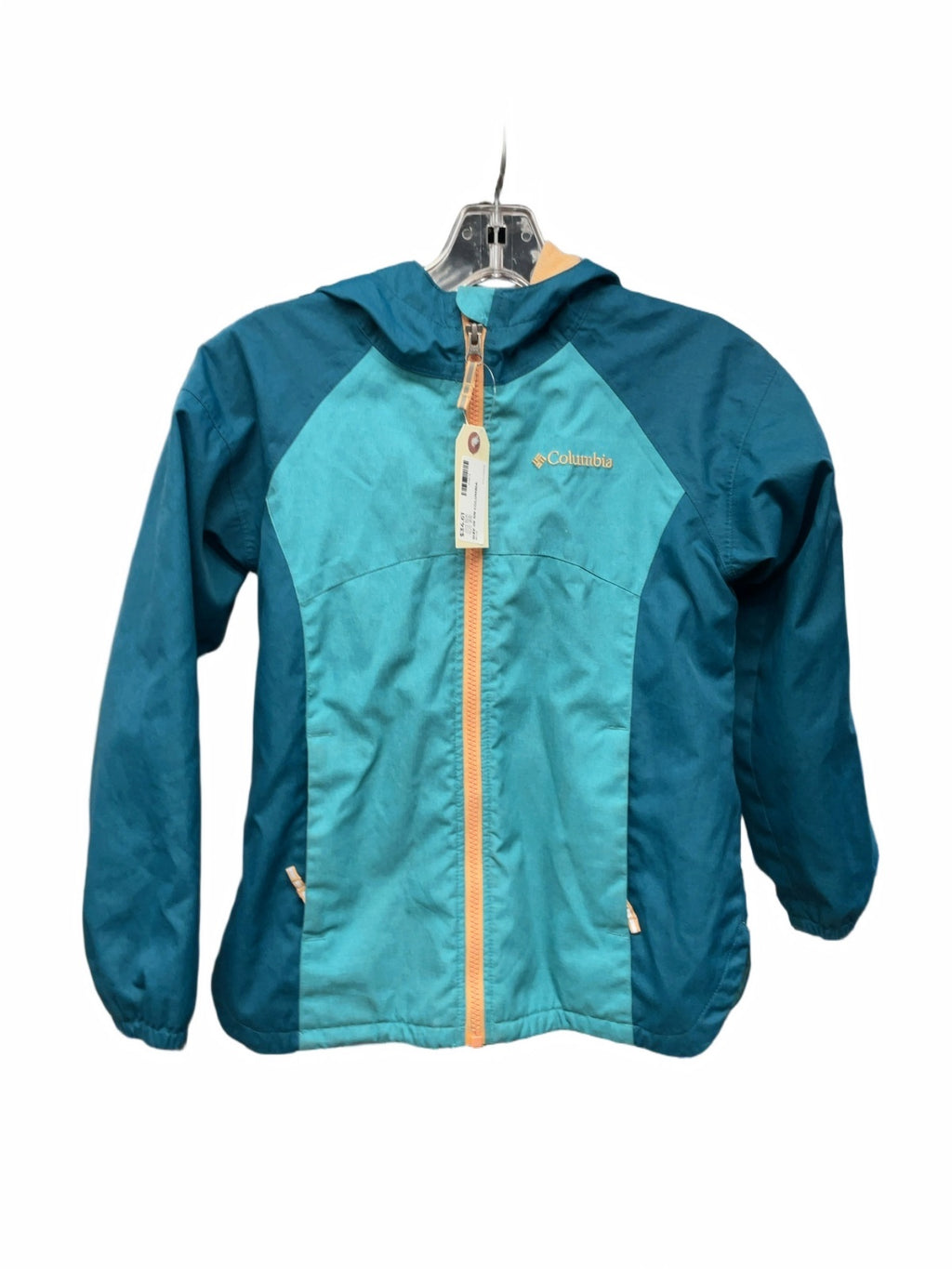Columbia Rain Jacket Size JR 7/8 Blue
