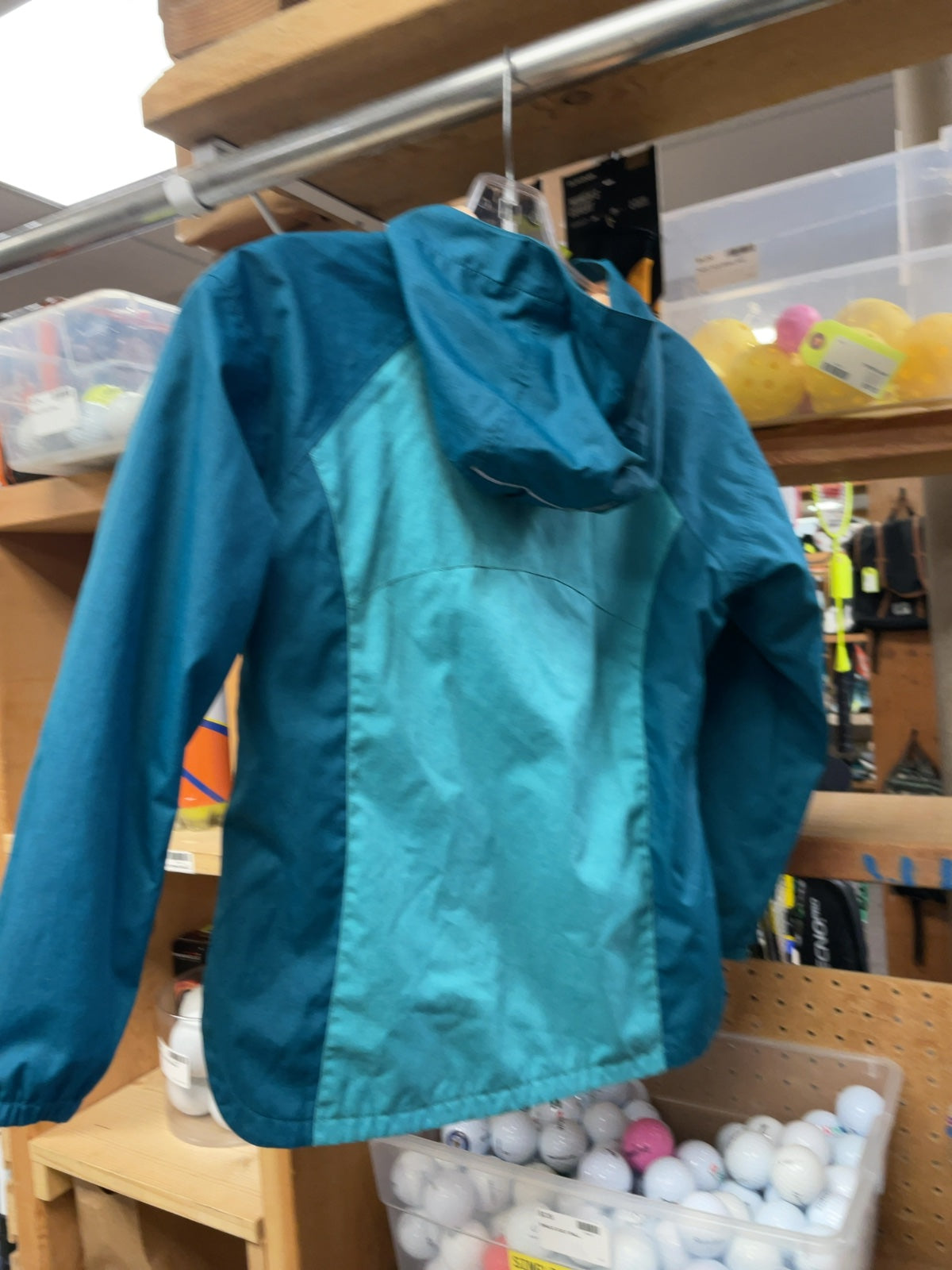 Columbia Rain Jacket Size JR 7/8 Blue