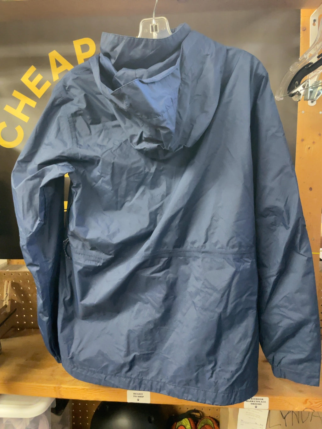 Columbia Rain Jacket Size S Navy