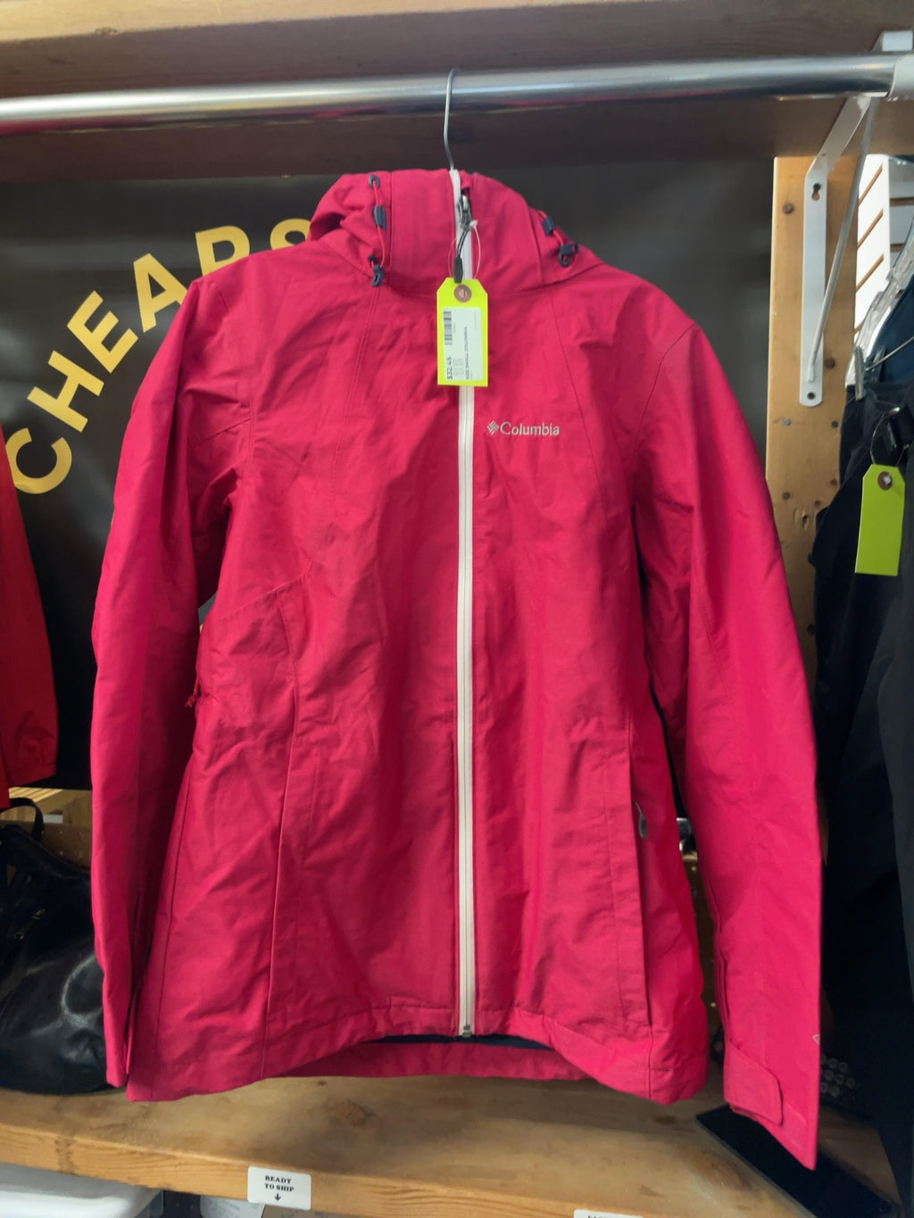 Columbia Rain Jacket Size Small Pink