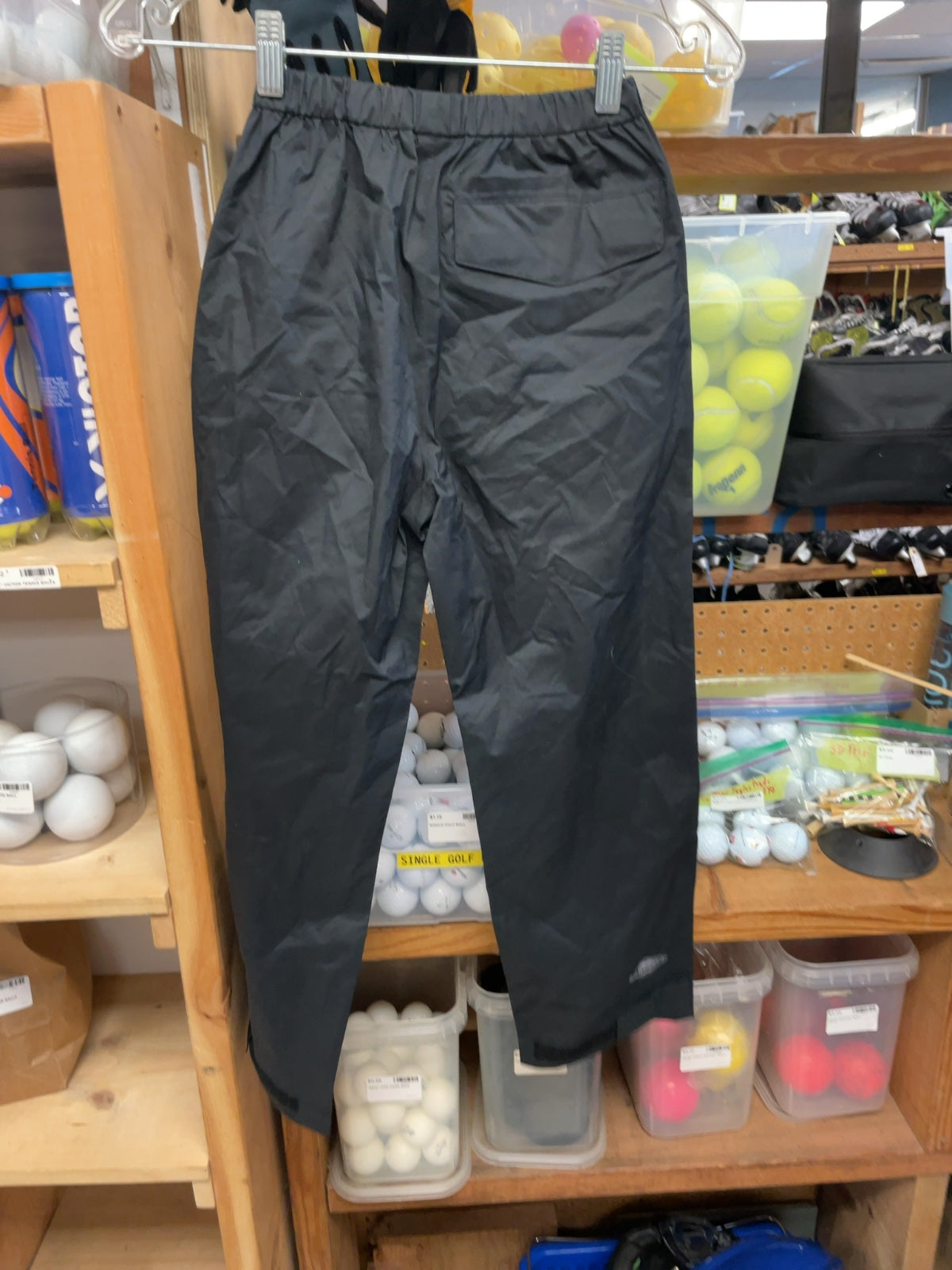 Columbia Rain Pants Size JR 8 Black
