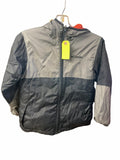 Columbia Reversible Hooded Jacket Size 8 Youth Grey/Black/Orange