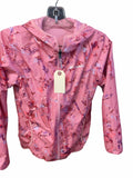 Columbia Shell Jacket Junior 10/12 Pink Floral