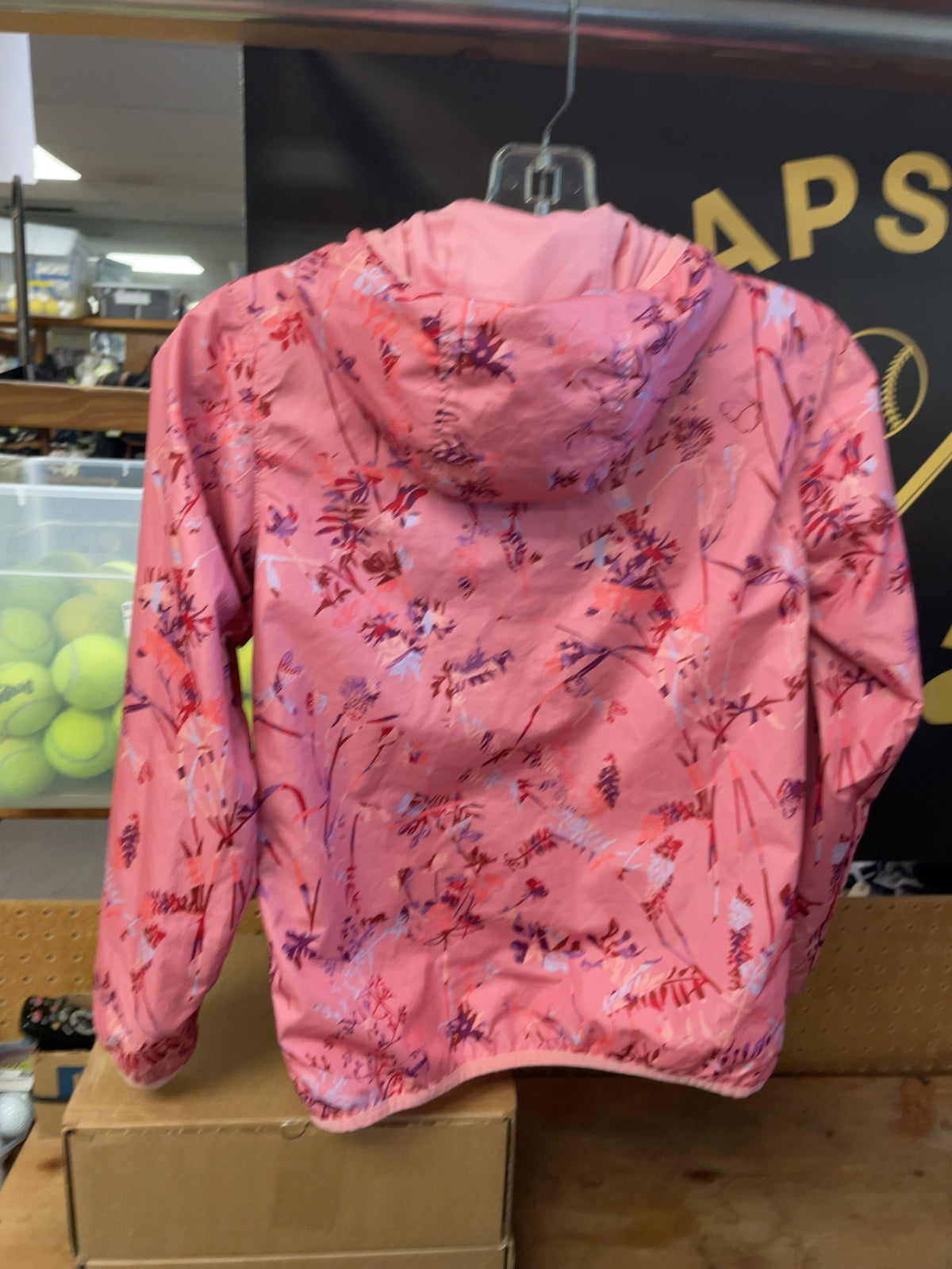 Columbia Shell Jacket Junior 10/12 Pink Floral