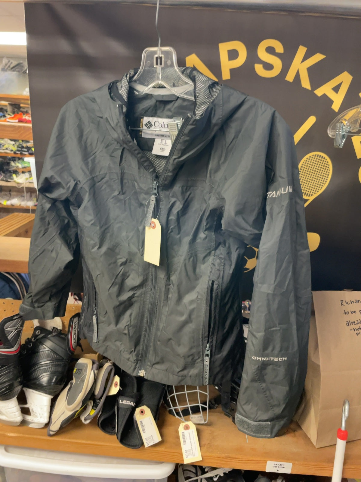 Columbia Titanium Omni-Tech Youth 10/12 Rain Jacket