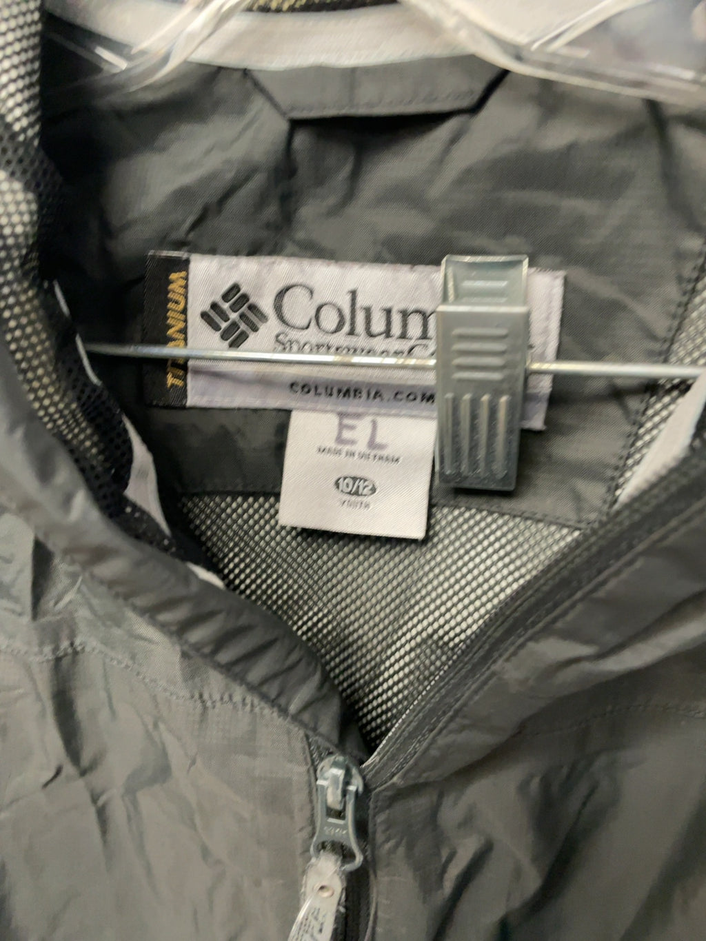 Columbia Titanium Omni-Tech Youth 10/12 Rain Jacket