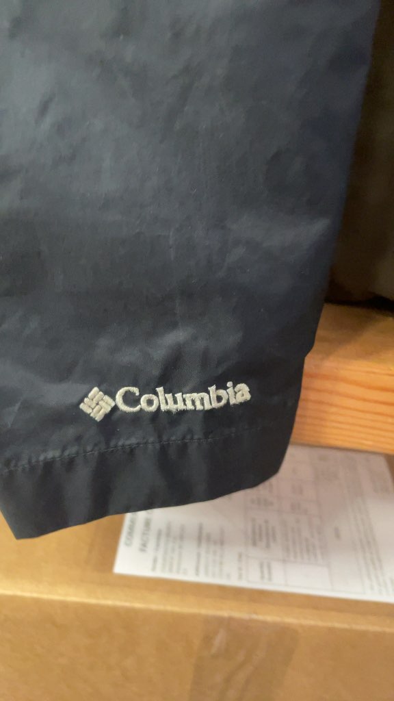 Columbia Youth Cargo Rain Pants - Black, Size 6-7