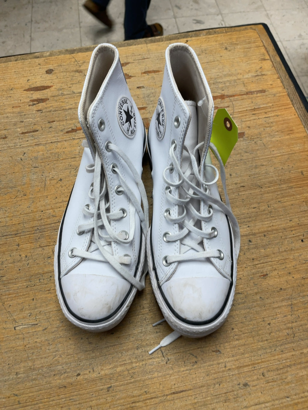 Converse Chuck Taylor All Star Platform Size 9 US Women's White Leather High Top