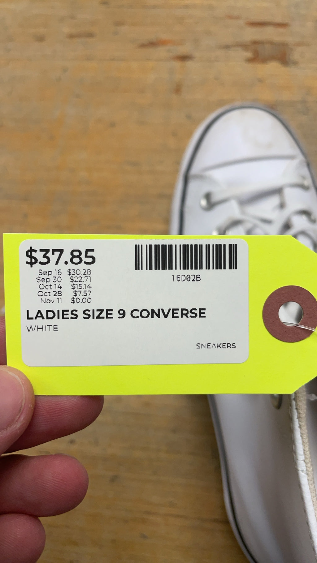 Converse Chuck Taylor All Star Platform Size 9 US Women's White Leather High Top