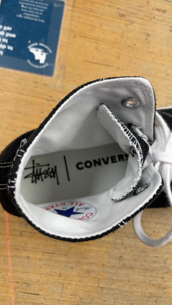 Converse x Stussy Chuck 70 High Top Sneakers - Size 11