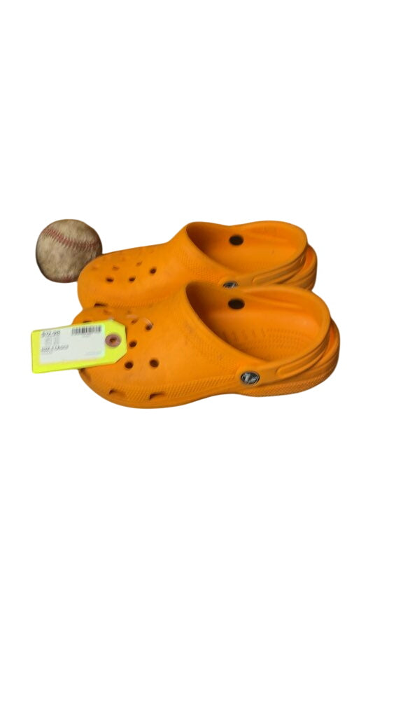 Crocs Classic Clogs Orange Size 5