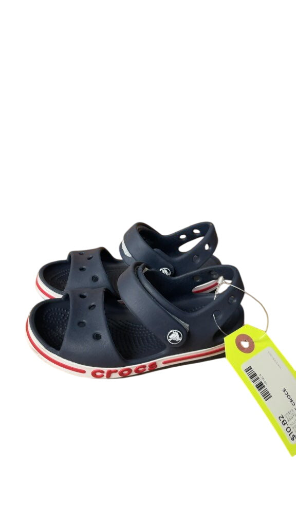 Crocs Navy Blue Sandals Size 10C