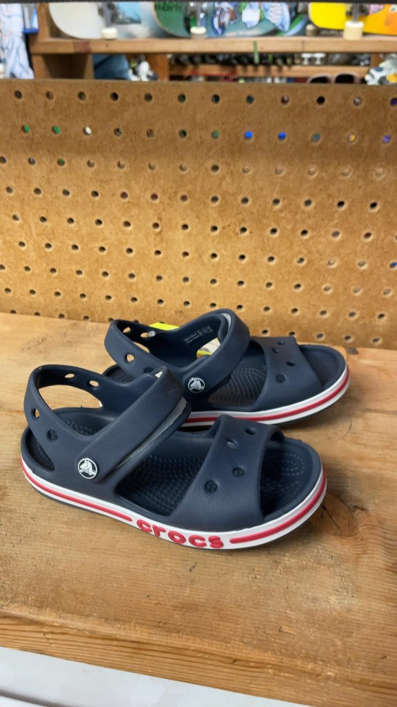 Crocs Navy Blue Sandals Size 10C