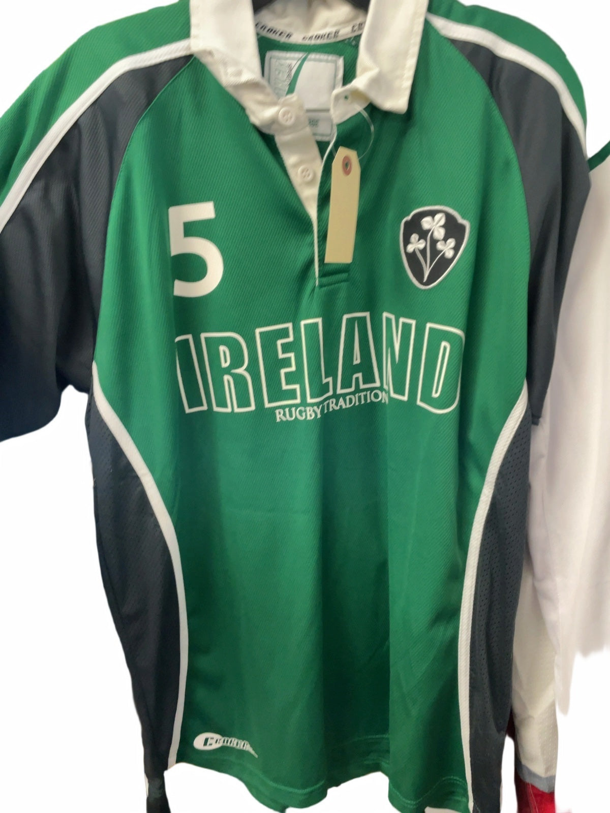 Croker Ireland Rugby Tradition Jersey Size Large