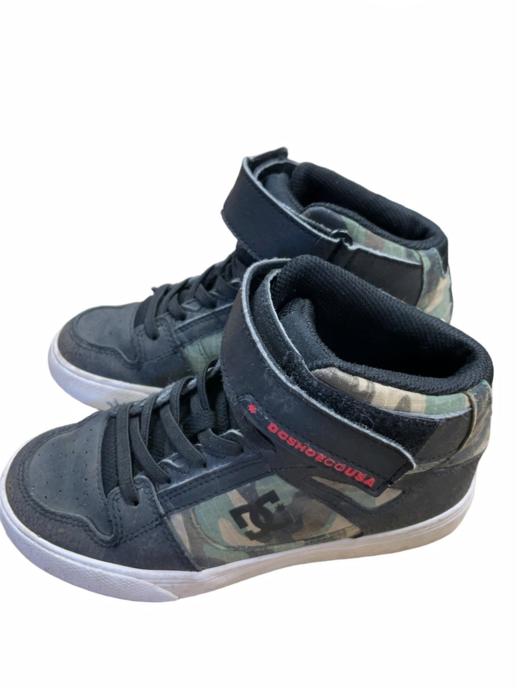 DC Camo High-Top Sneakers Size 1