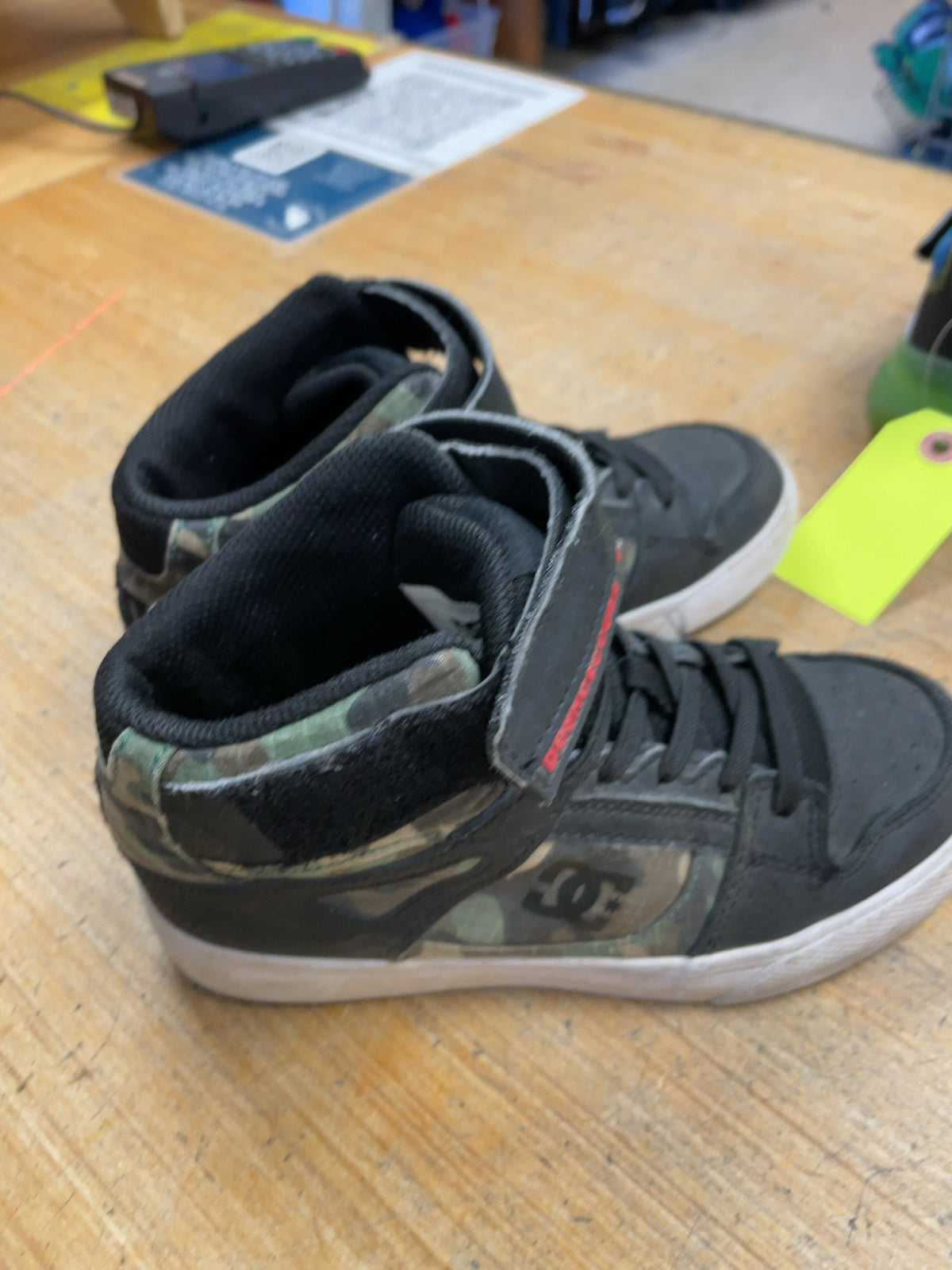 DC Camo High-Top Sneakers Size 1