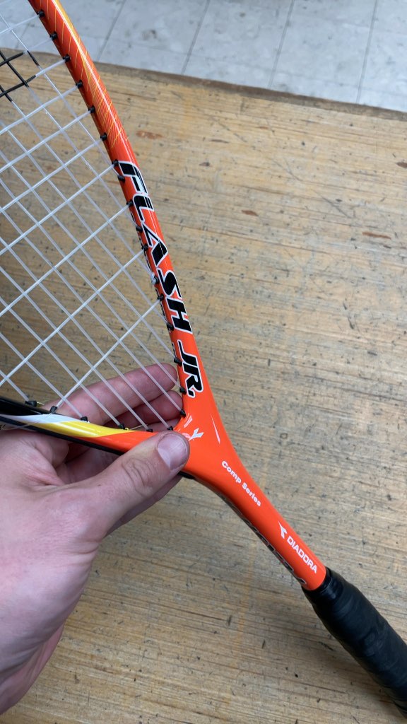 Diadora Flash Jr. Junior Squash Racquet - Orange