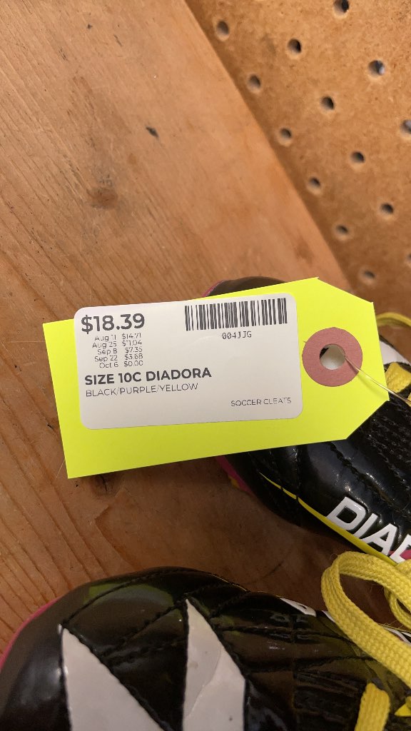 Diadora Soccer Cleats Size 10C