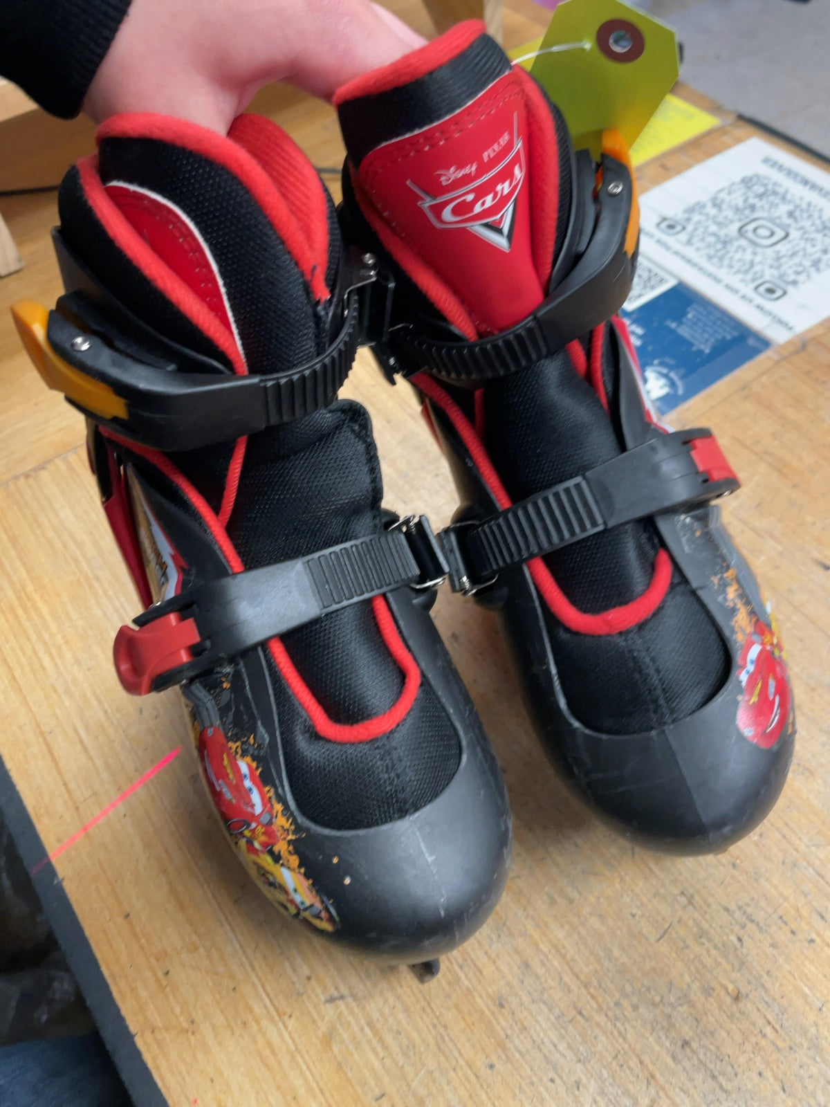 Disney Pixar Cars Mach Speed 12C-2 Adjustable Ice Skates