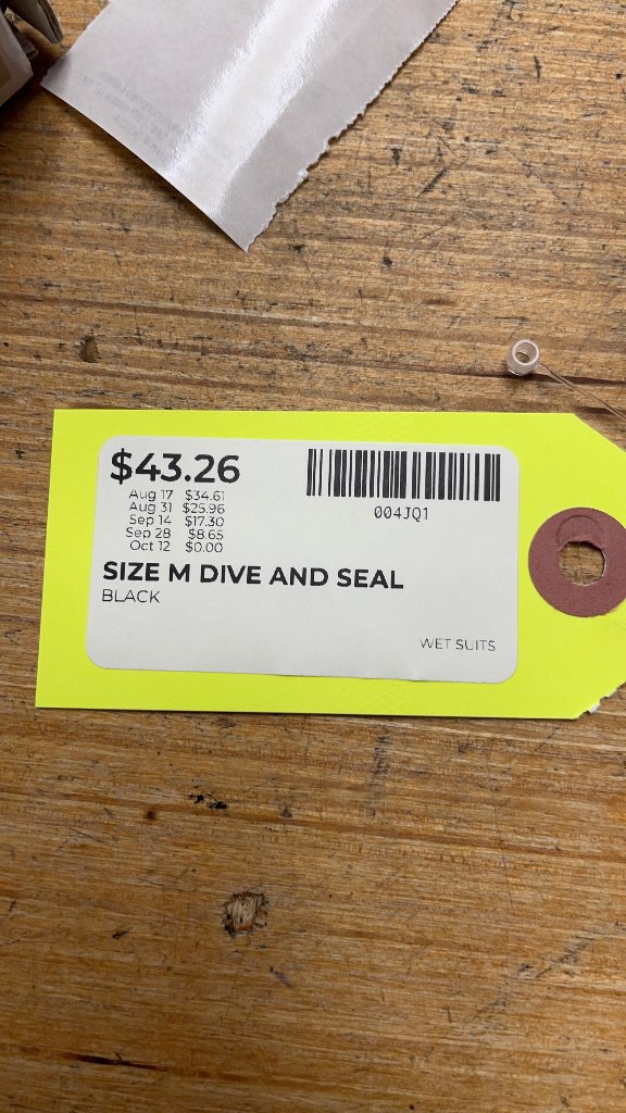 Dive & Sail Full Body Wetsuit - Size M