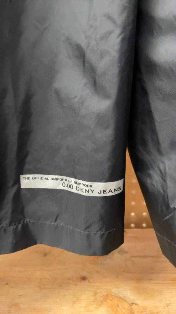 DKNY Jeans Small Black Rain Jacket
