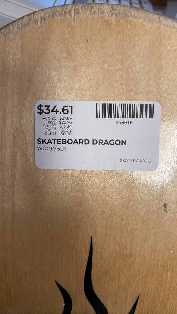 Dragon and Tiger Graphic Skateboard