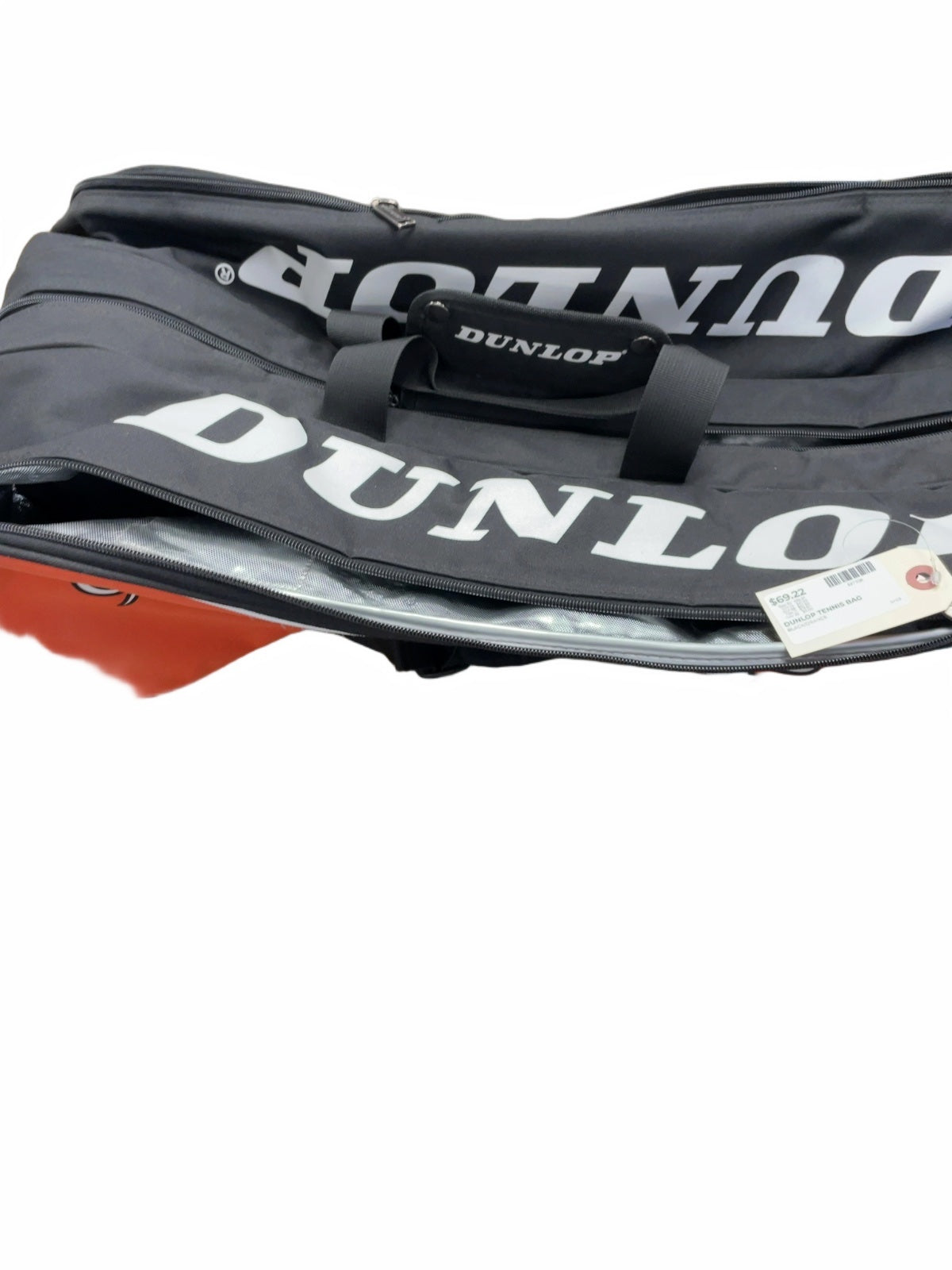 Dunlop Sport Tennis Bag Black/Orange