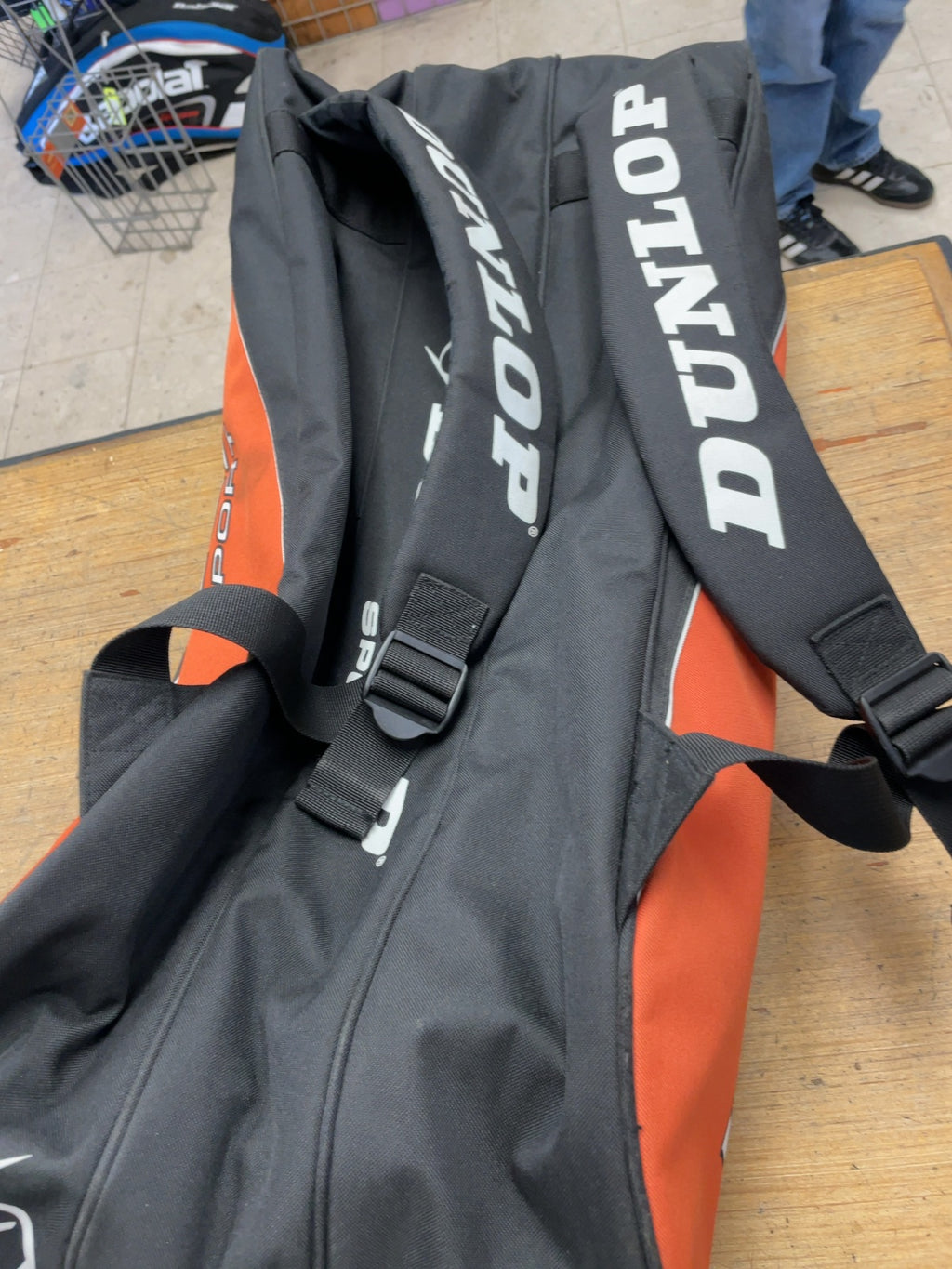 Dunlop Sport Tennis Bag Black/Orange