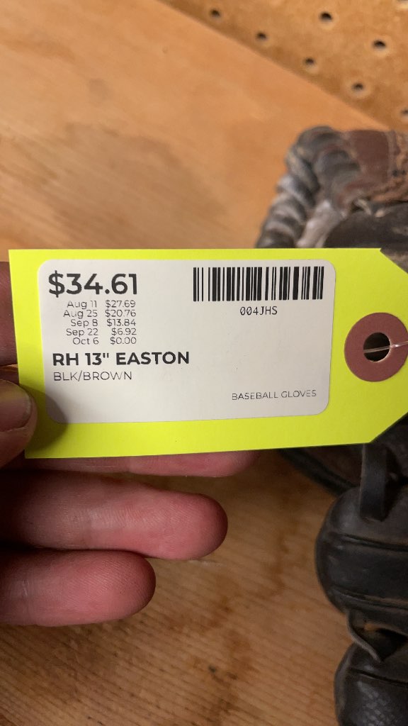 Easton 13" Baseball Glove ML1300CR
