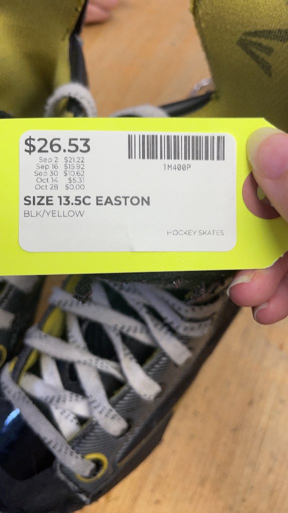 Easton Hockey Skates - Size 13.5C