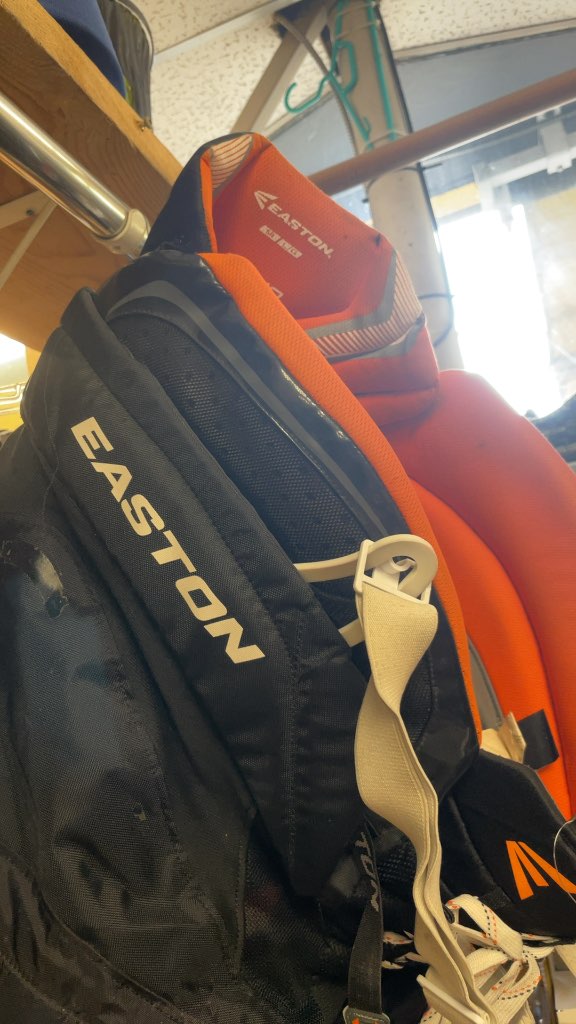 Easton Mako Senior Hockey Pants - Large - Black/Orange