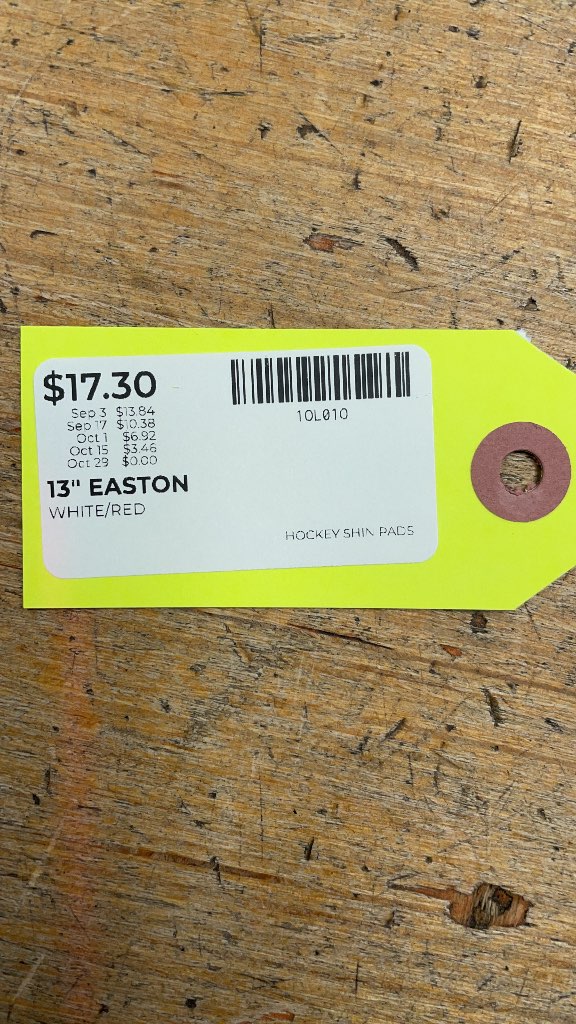 Easton Stealth 13" Hockey Shin Pads