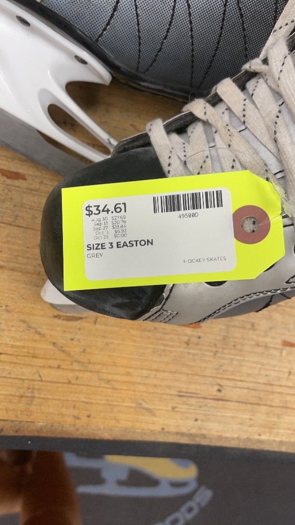 Easton Z-D Hockey Skates - Size 3