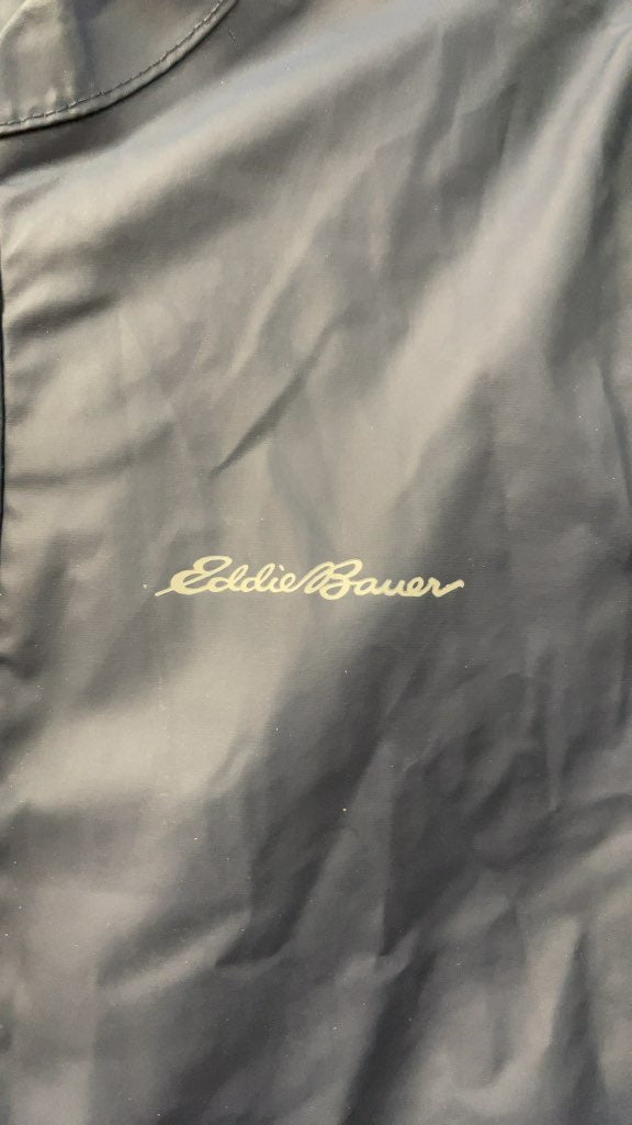Eddie Bauer Junior Rain Jacket - Navy - Size 10/12